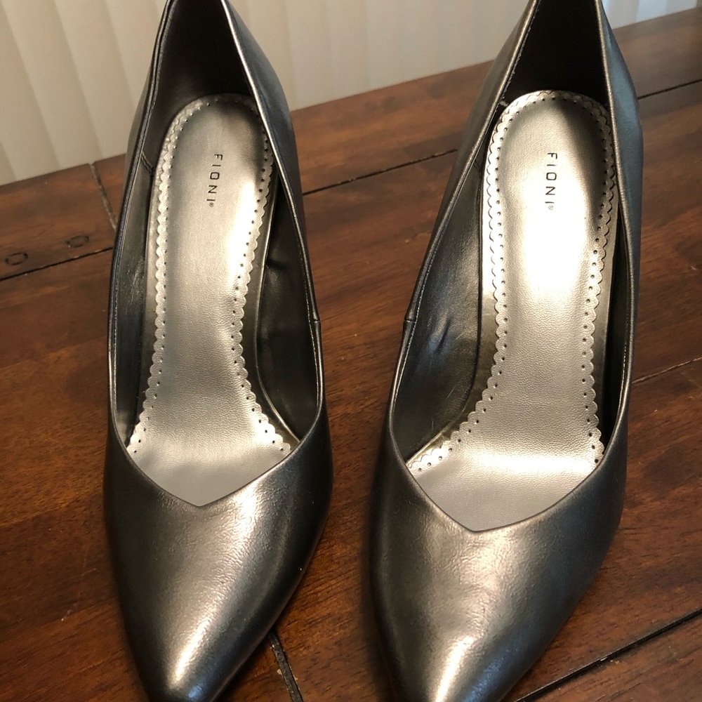 Silver women’s heels
